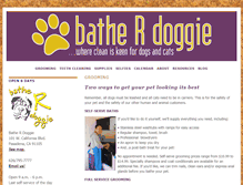 Tablet Screenshot of batherdoggie.com